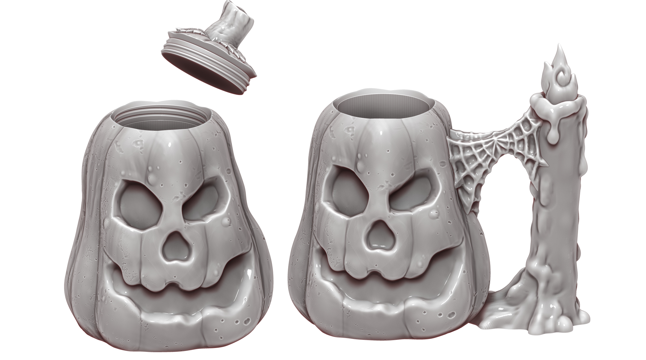Miniatura 3 do modelo 3D Jack-o'-Lantern - Mythic Mugs