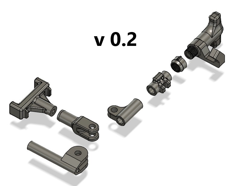 Hand Control Clutch v0.3 by Nico Smit Download free STL model