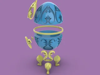Faberge Egg by Printed Bits | Download free STL model | Printables.com