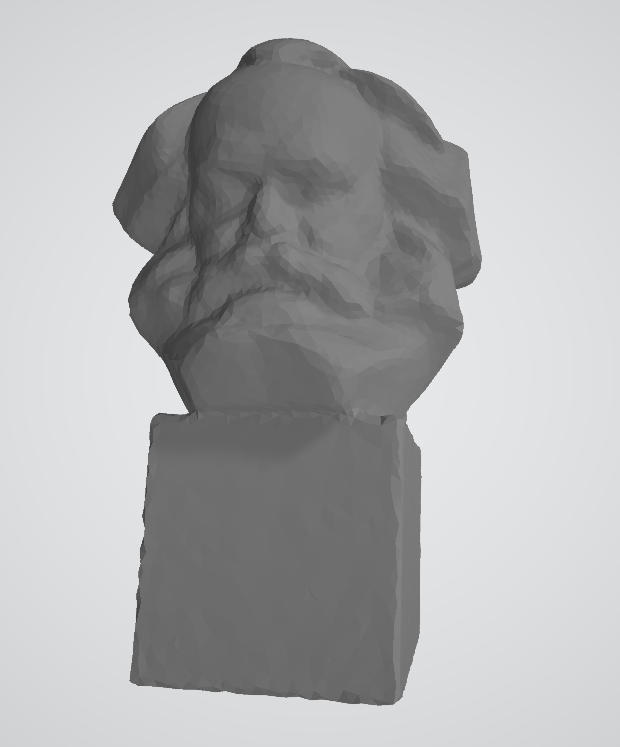 Low poly Karl Marx bust by Achilleas Kasmetlis | Download free STL ...