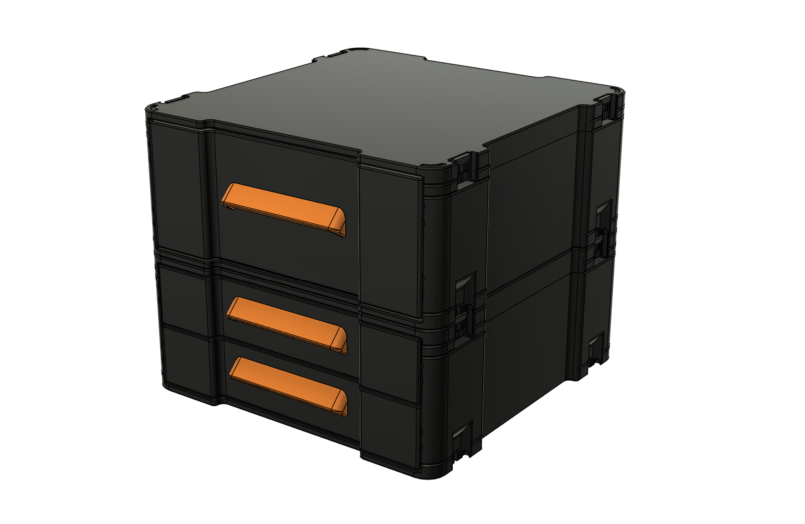 Drawer Box set 23x23cm fitting a Bambulabs printbed