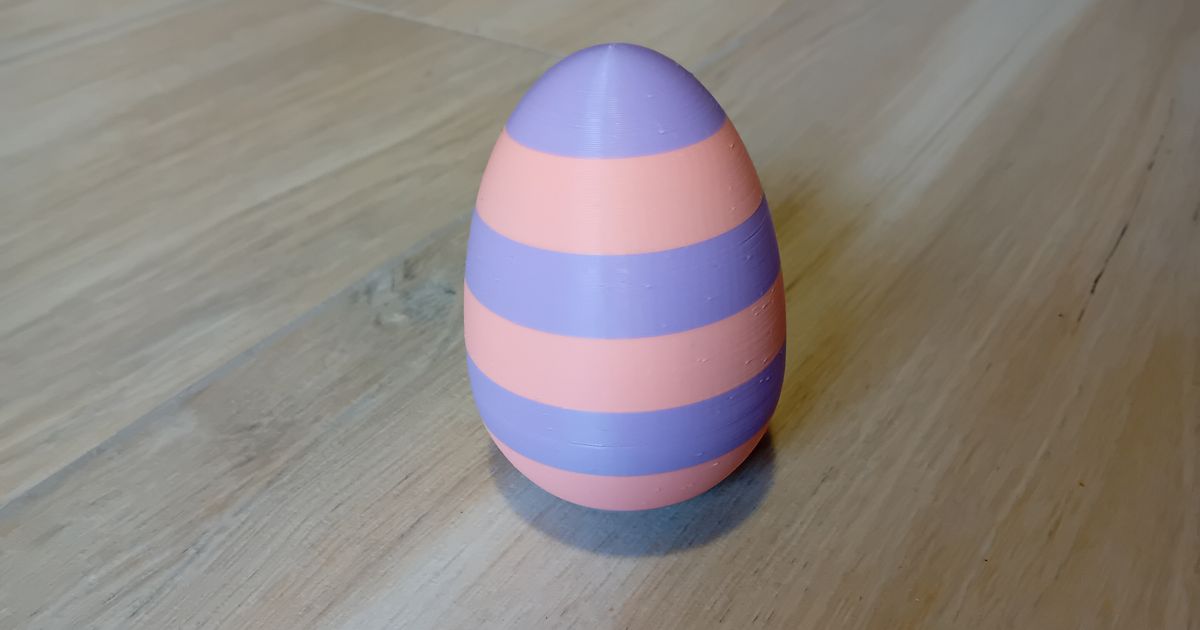 Larger Roly-Poly Easter Egg by PlantagoLabs | Download free STL model ...