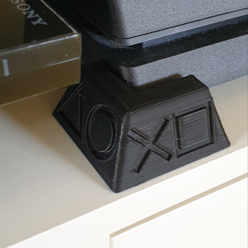 Playstation Riser Cooling Feet with Embossed Icons