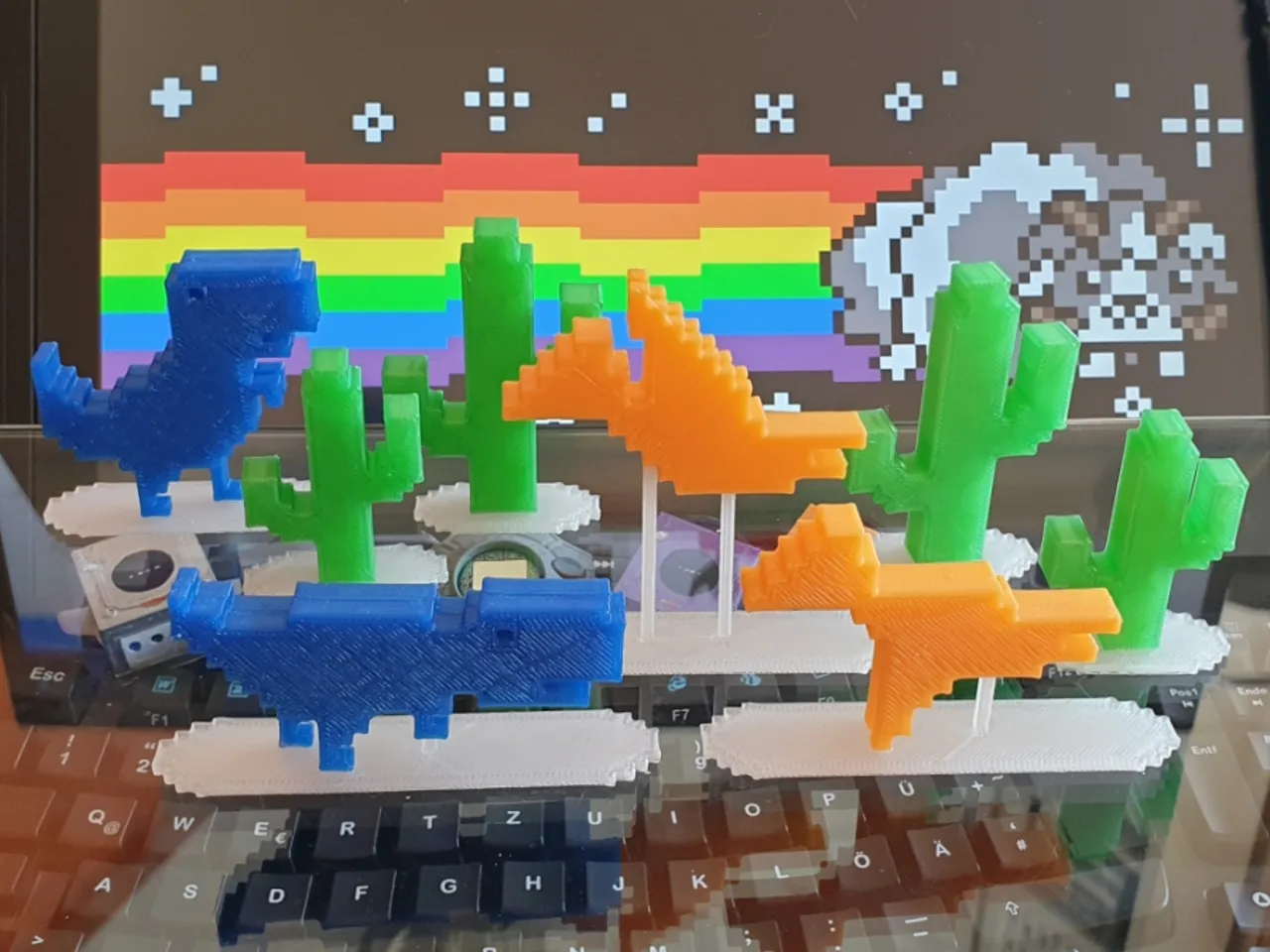 Chrome Offline Dino Game Monitor Buddies by IXPatch | Download free STL  model | Printables.com