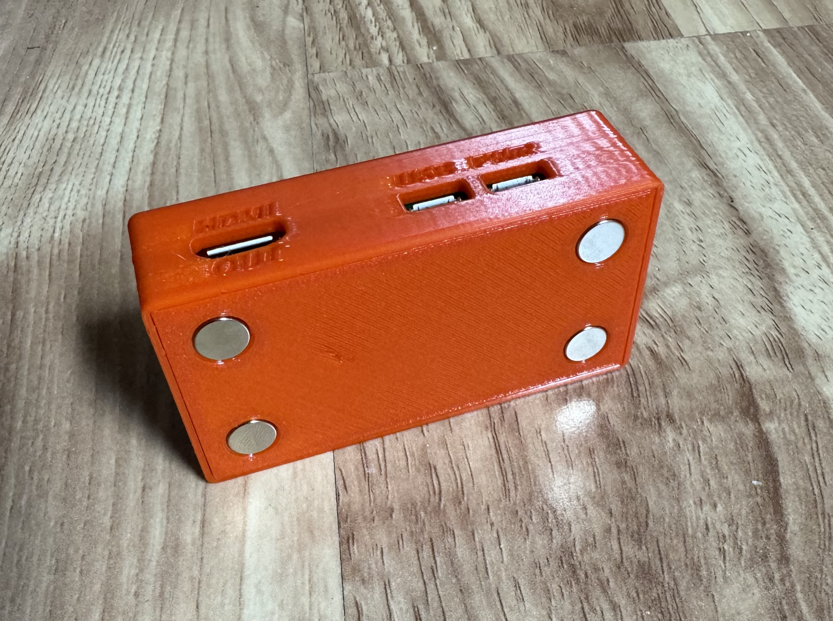 Magnetic base for PiKVM DIY V2 Pi Zero 2 W with OLED
