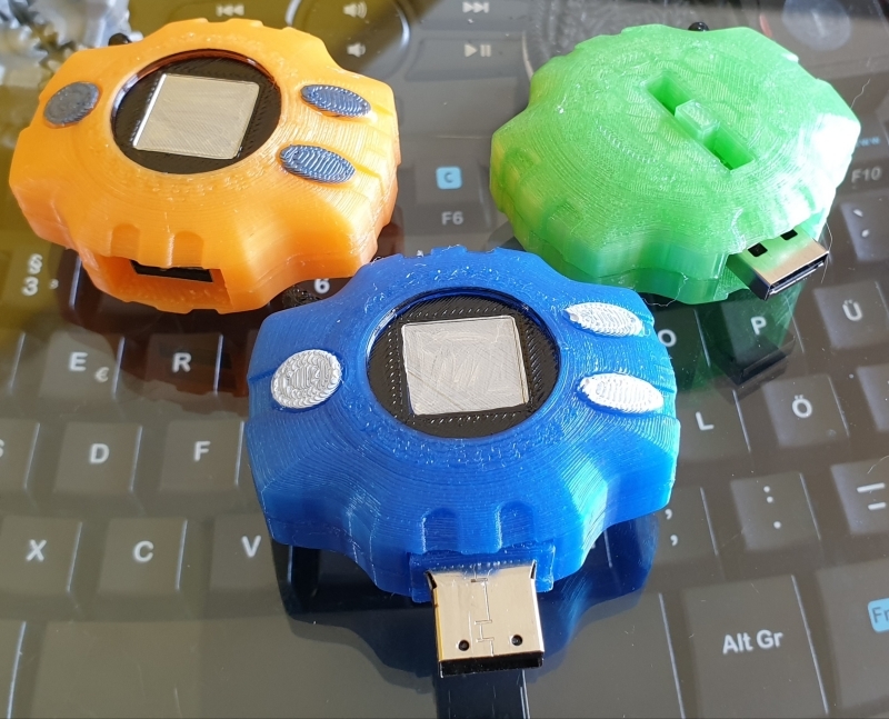 Digimon Digivice Sliding USB Case (Adventure Version)