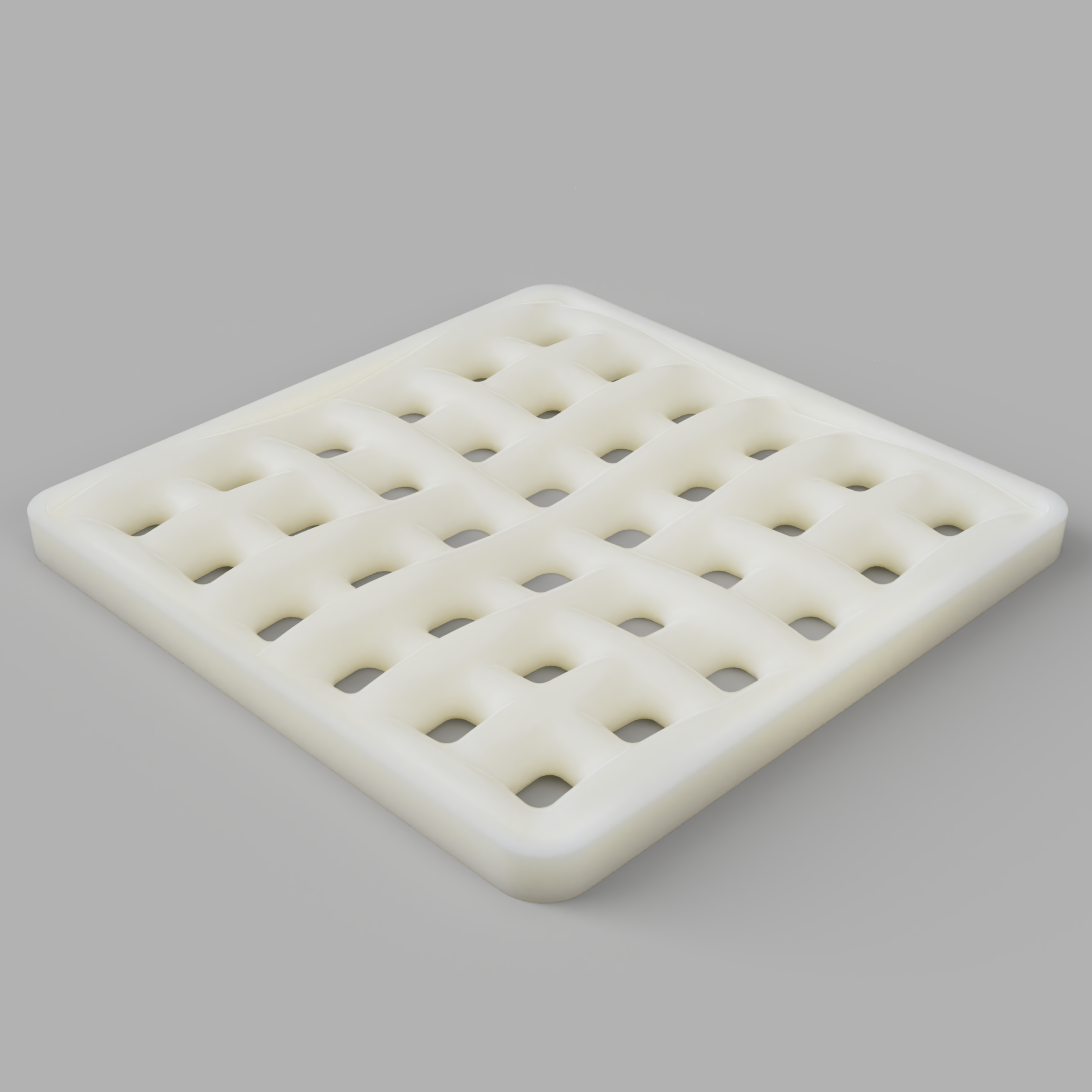 Miniatura 3 do modelo 3D 3D Woven Square Coaster