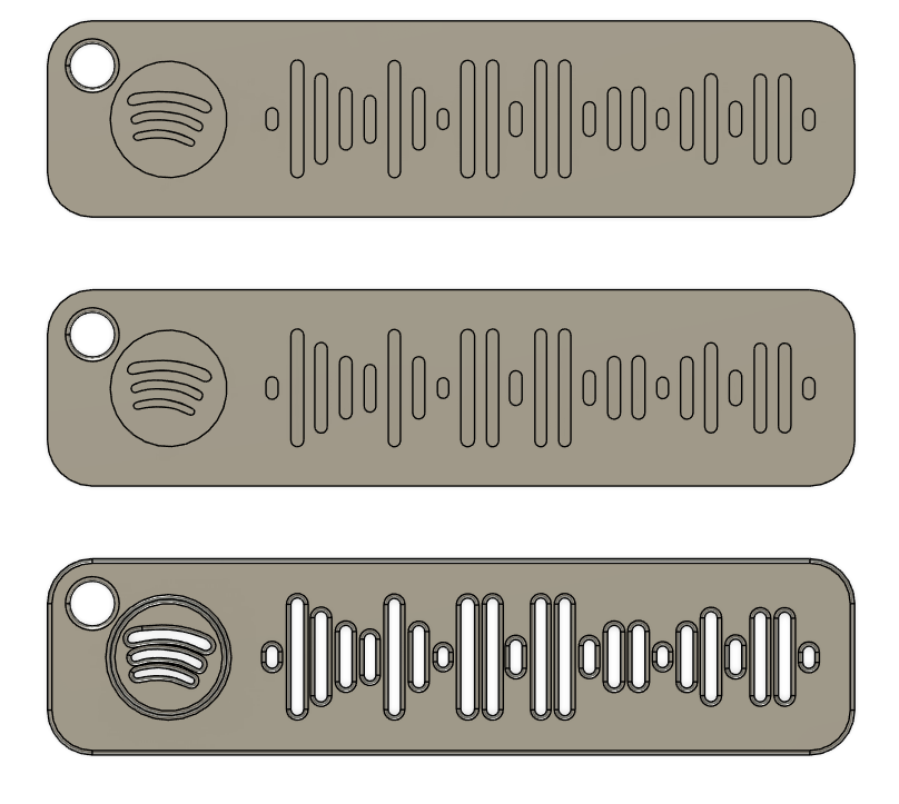 Spotify code keychain (ABBA)