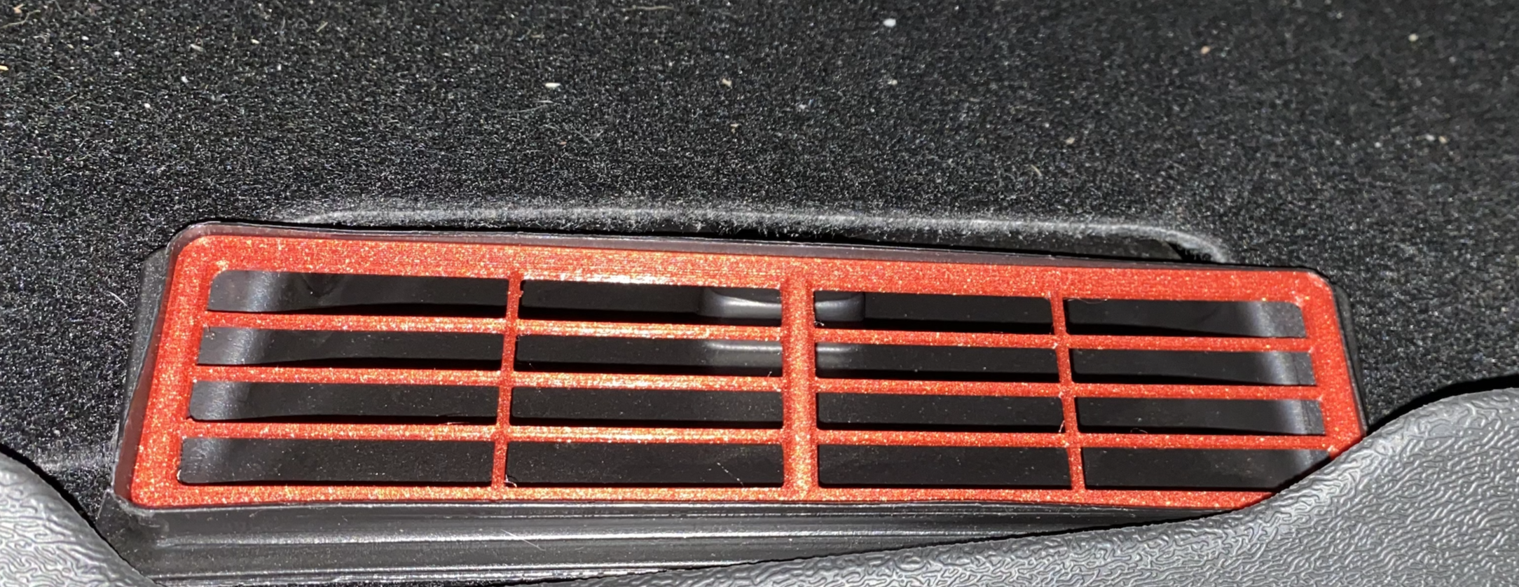 Basic Telsa Model Y Floor Vent Cover (and 3, I assume)