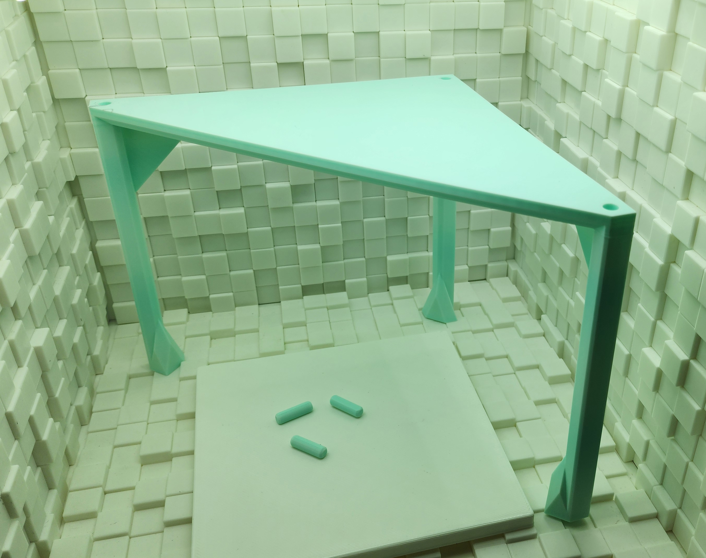 Miniatura 5 do modelo 3D Stacking Triangle Corner Shelf