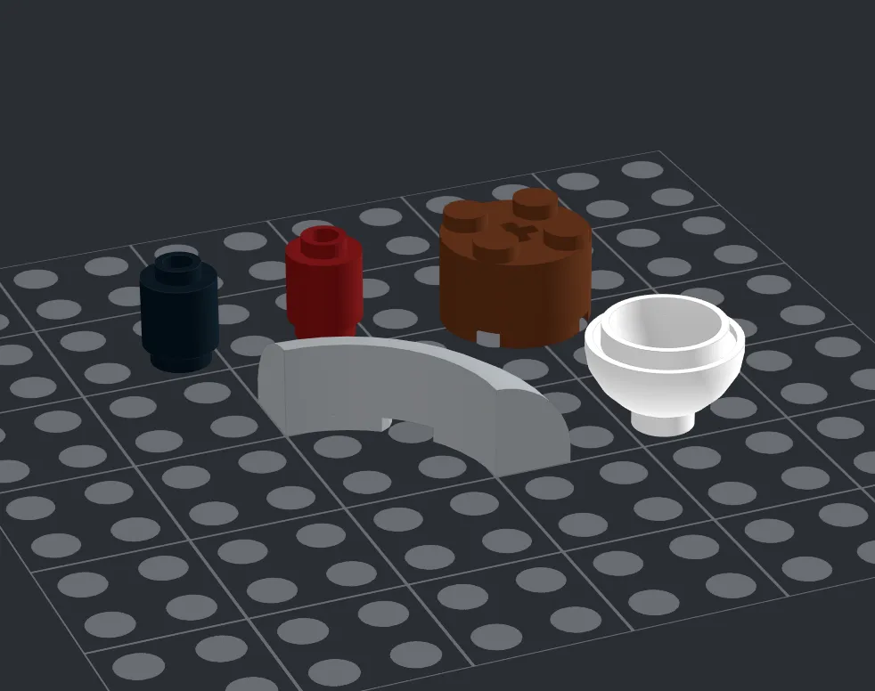 Round LEGO Brick (Real LEGO) by dokxtr | Download free STL model ...