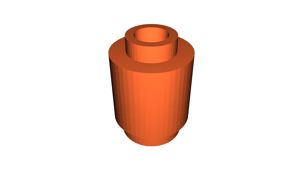 Round LEGO Brick (Real LEGO) by dokxtr | Download free STL model ...