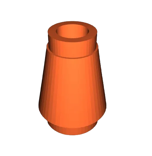 Cone LEGO Brick (Real LEGO) by dokxtr | Download free STL model ...