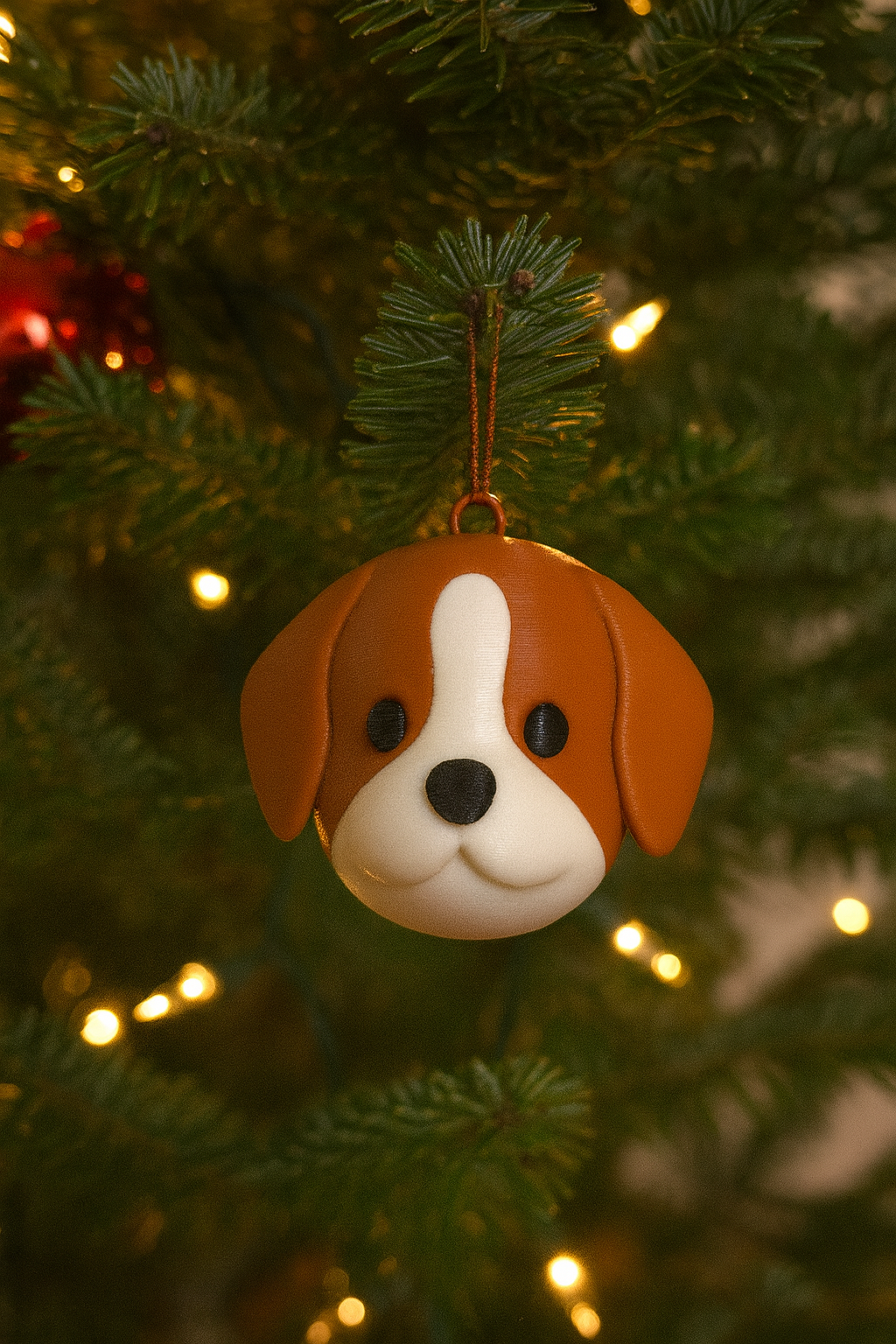 Beagle Christmas ornament