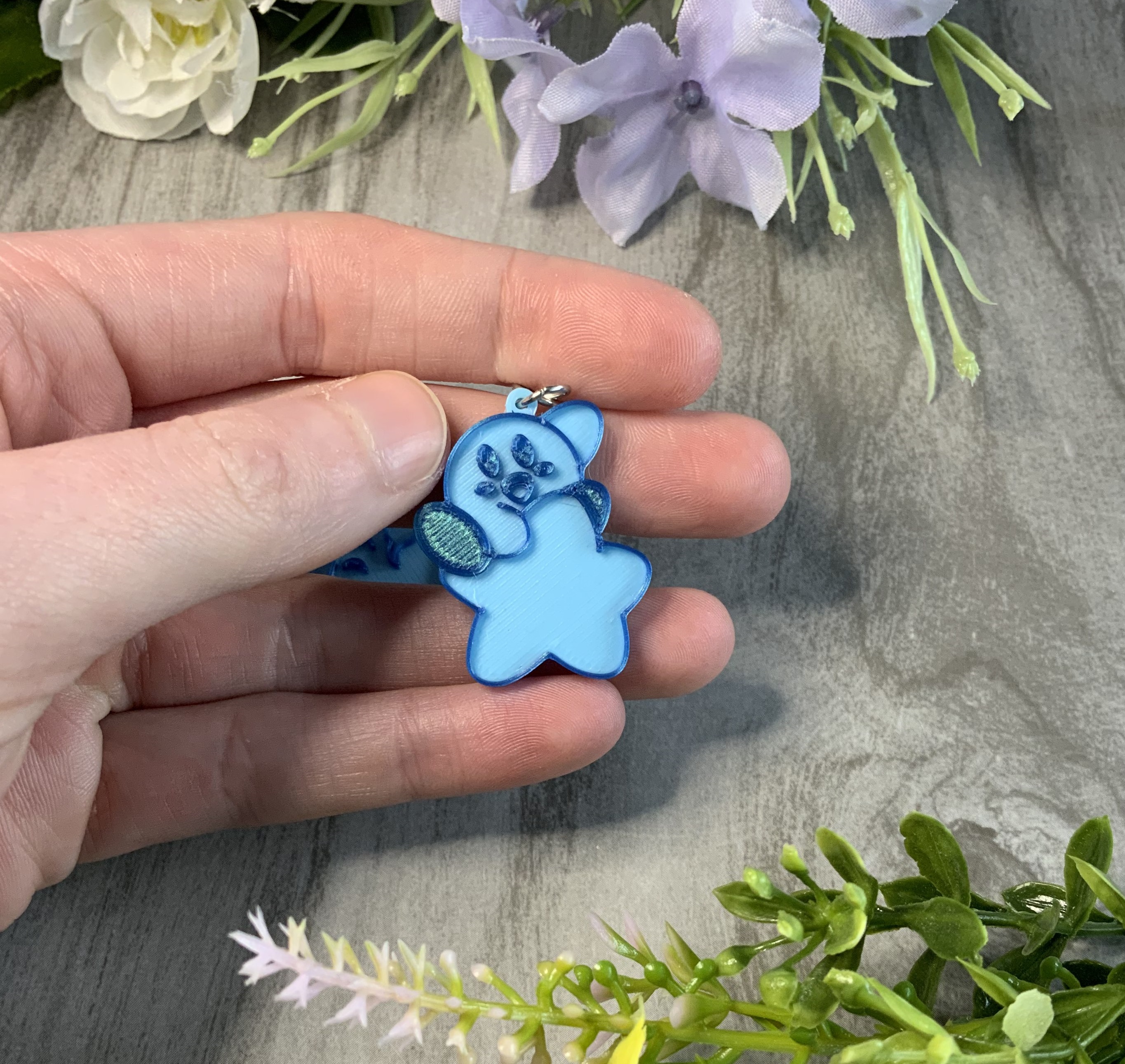 Kirby Keychain (1.25 inches)