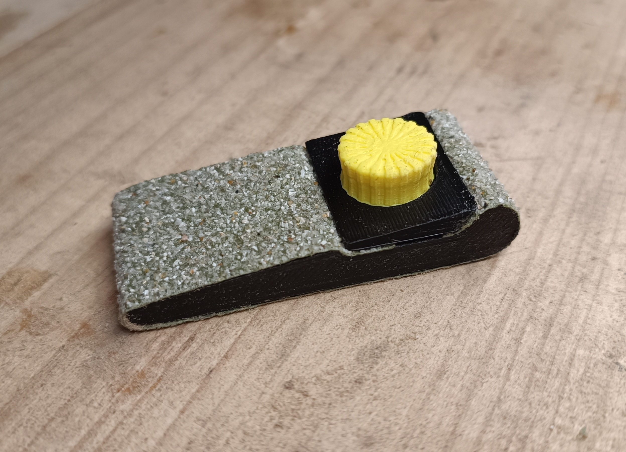 Support for sandpaper