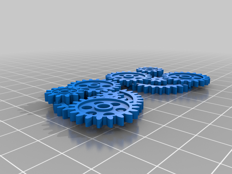 Gear earrings