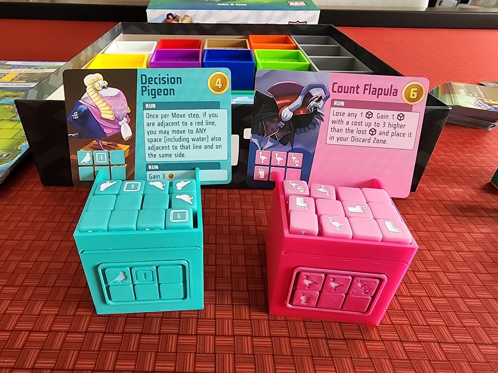 Cubitos Board Game + Fowl Play Expansion Organizer by Mrgigg Download