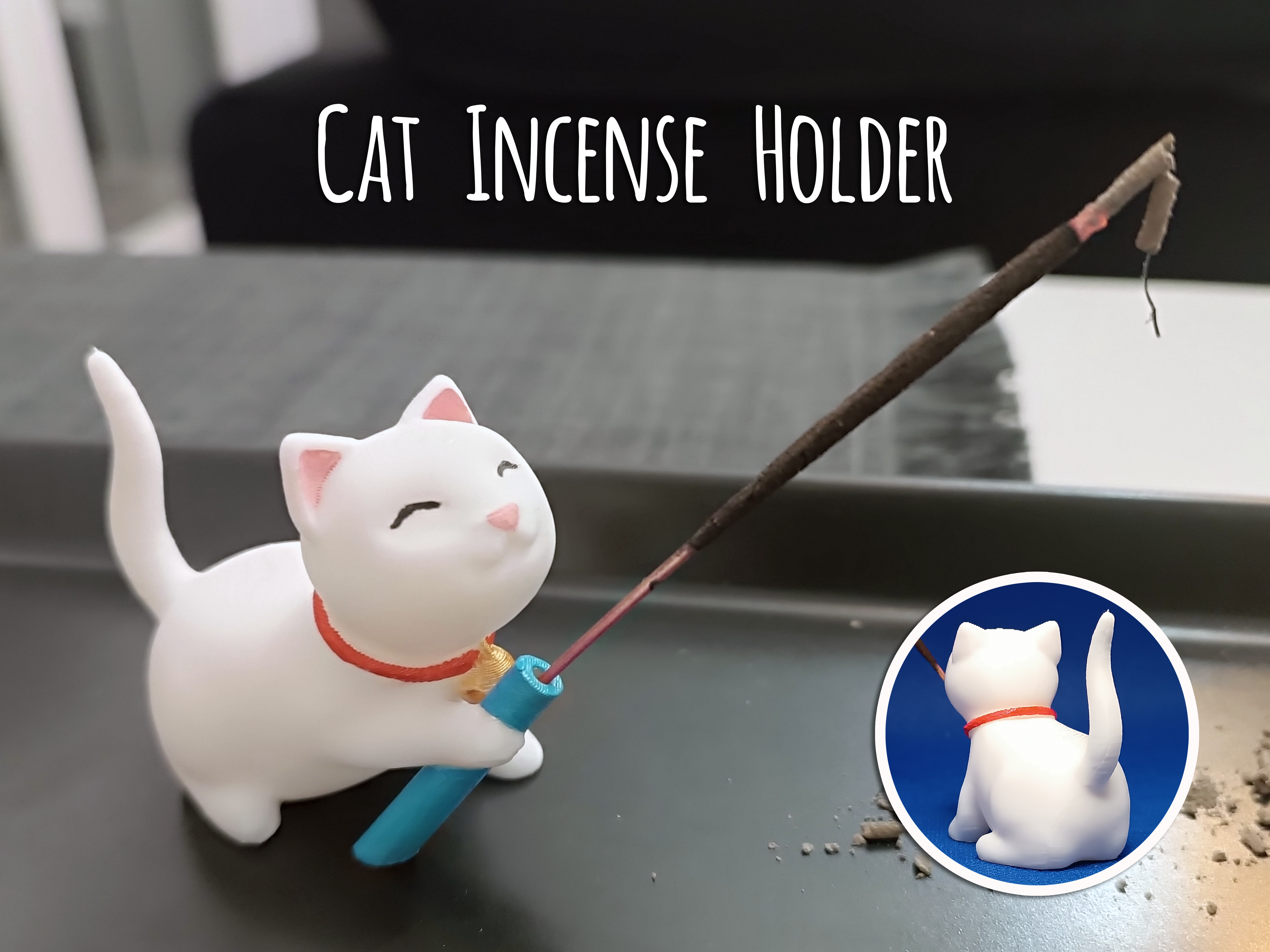 Cat Incense Holder