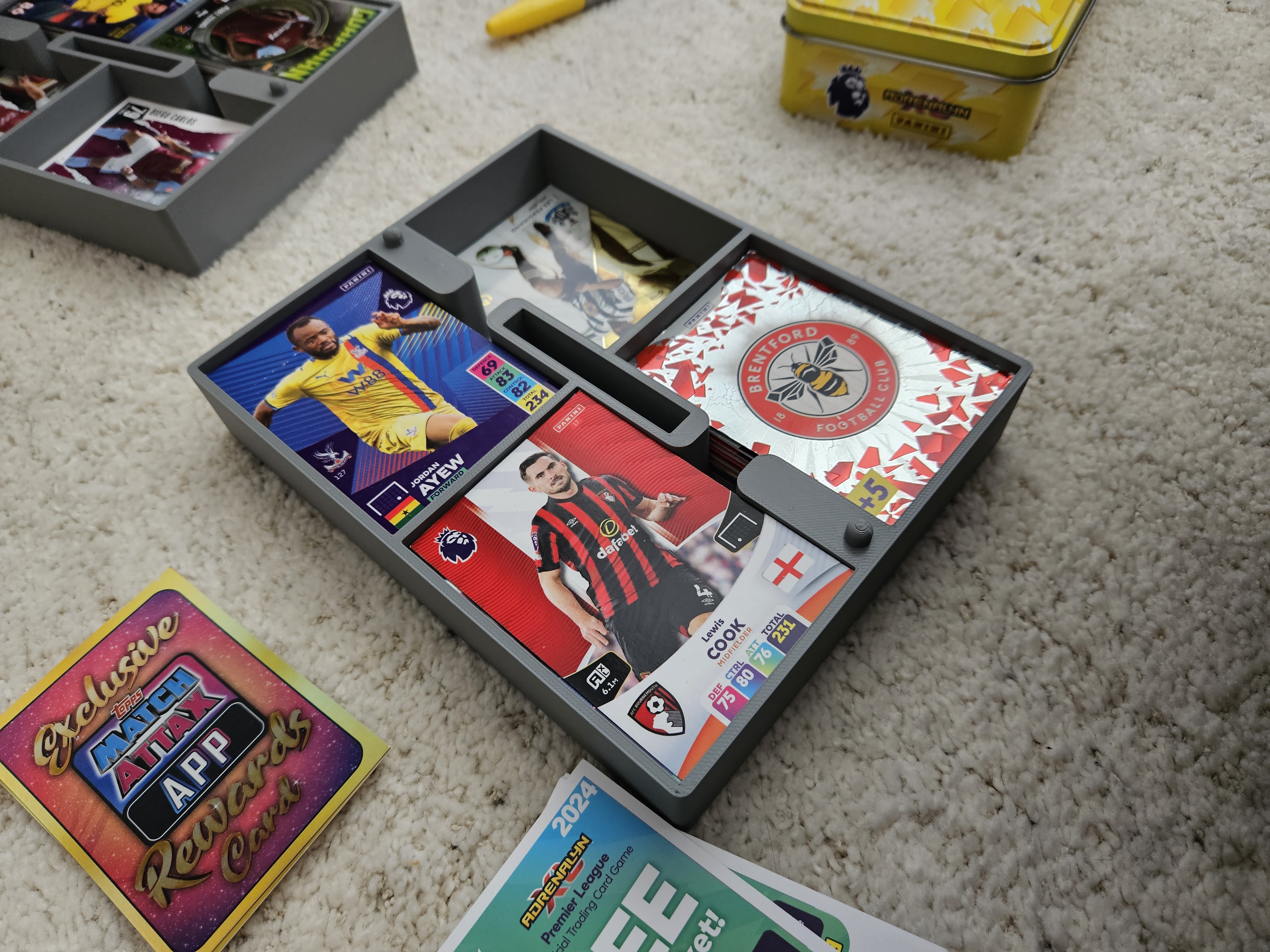 Stackable Trading Card Storage Trays