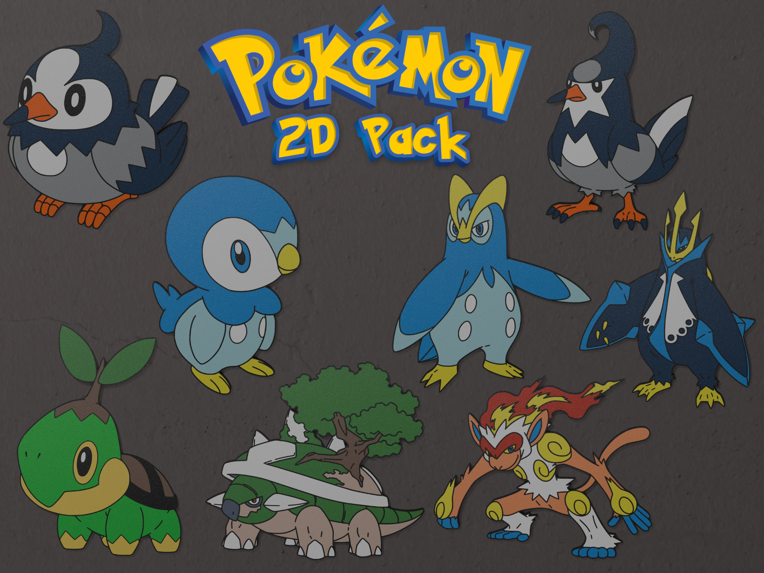 Pokemon 2D Pack #1