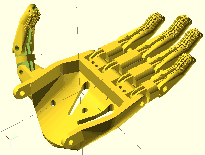 Parametric Cyborg Beast v7.2 (Printable Prosthetic)