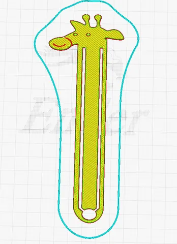 Giraffe bookmark