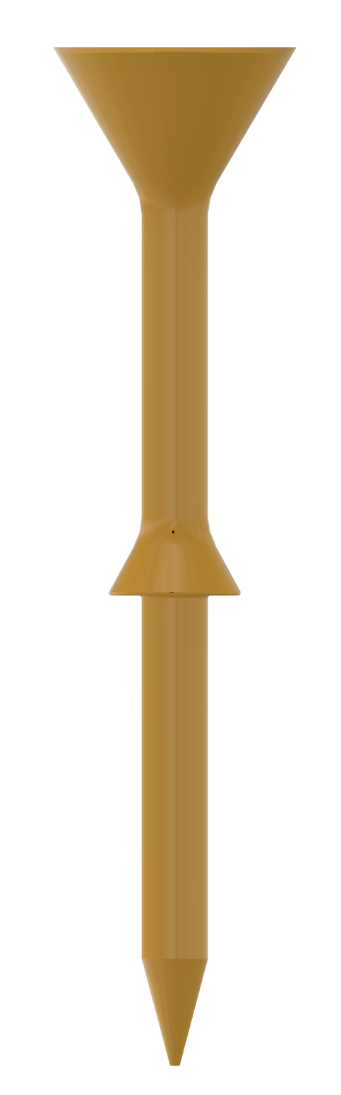 Thumbnail 2 of 3D model Golf - Golf Tee - Martini Tees - 2 inch Regular & 3 1/4 inch Regular, Step Up & Bent