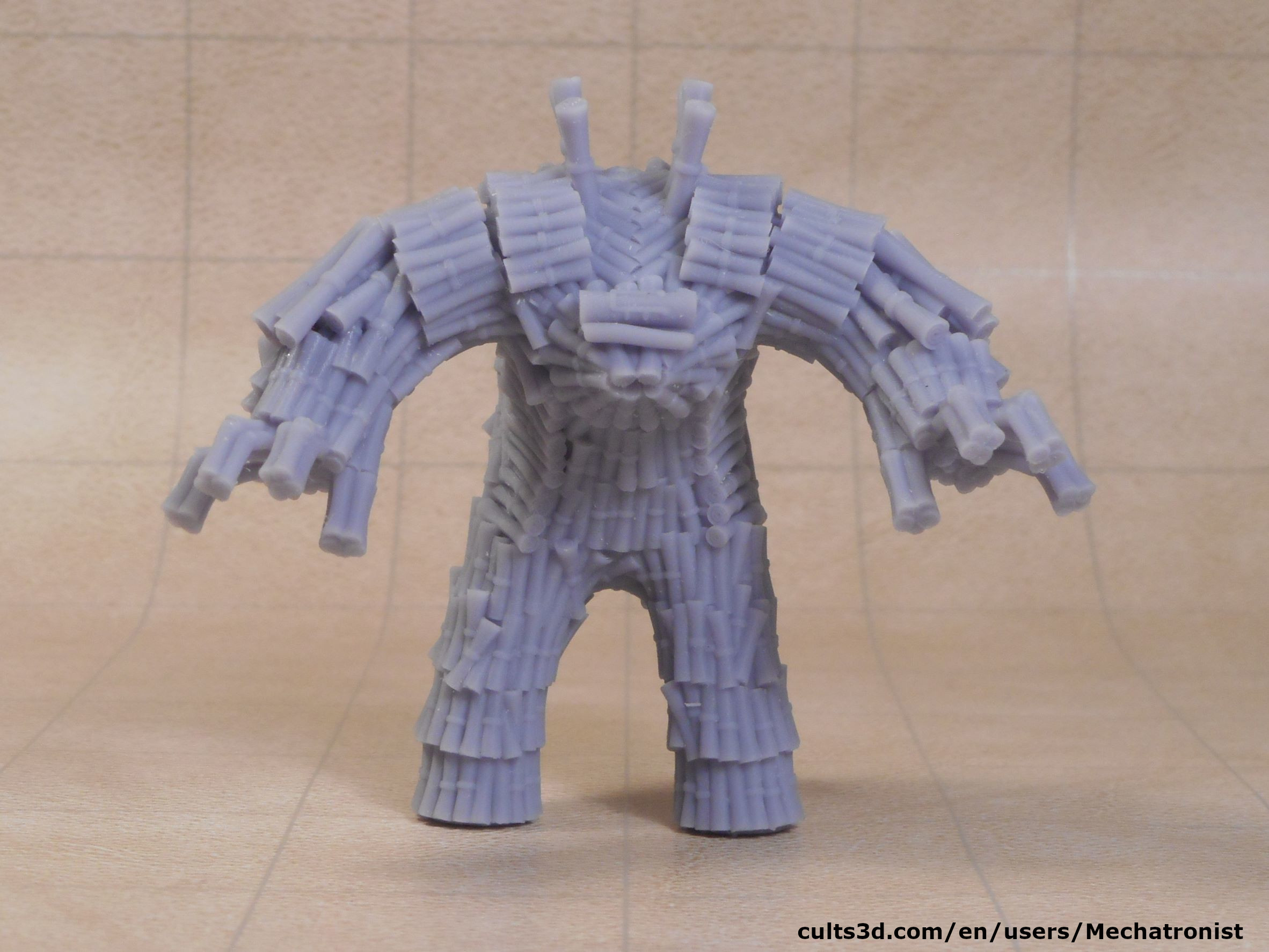 Walking Archive MTG Scroll Golem Miniature by Mechatronist | Download ...