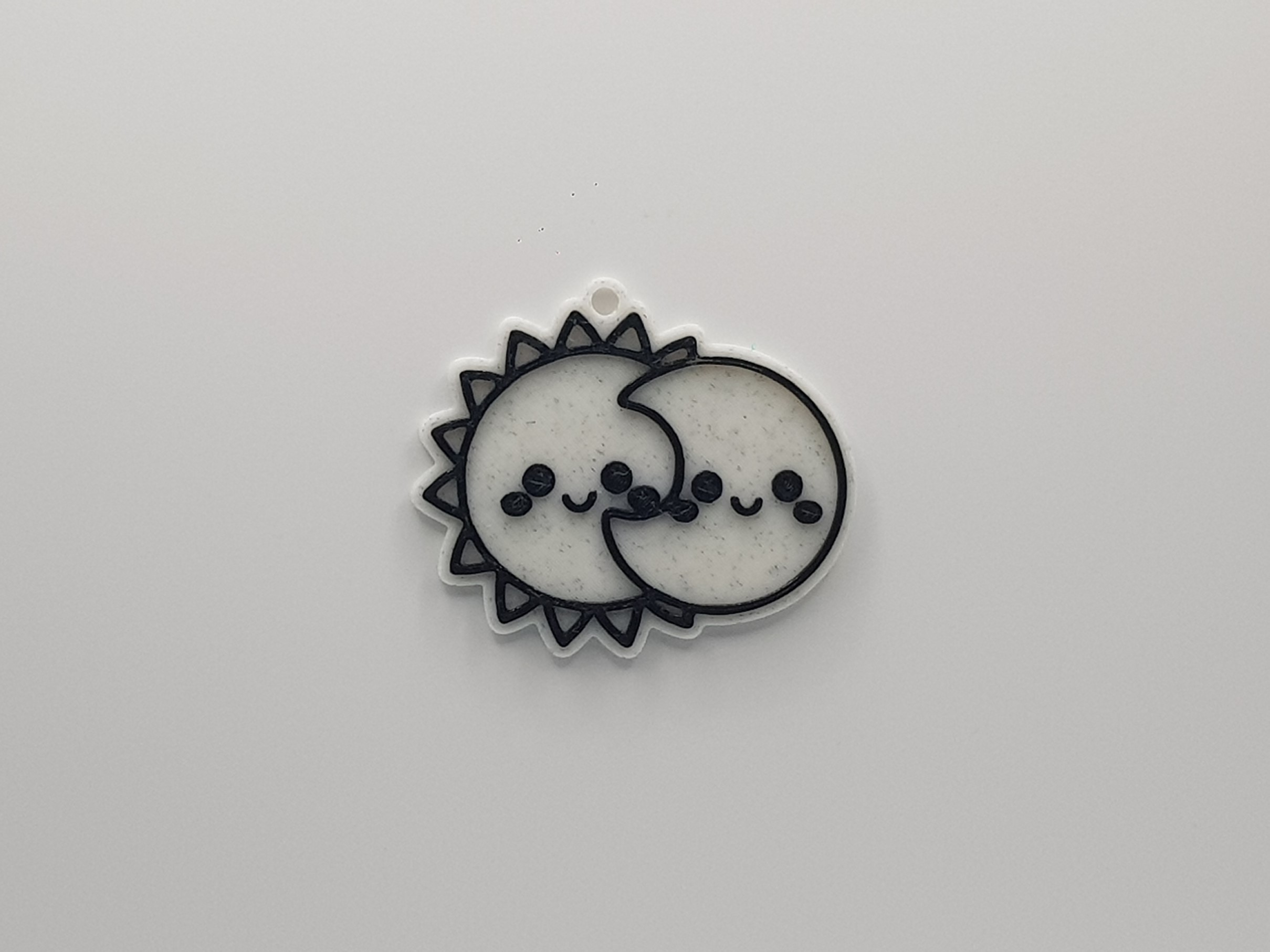 Cute Sun and Moon Keychain
