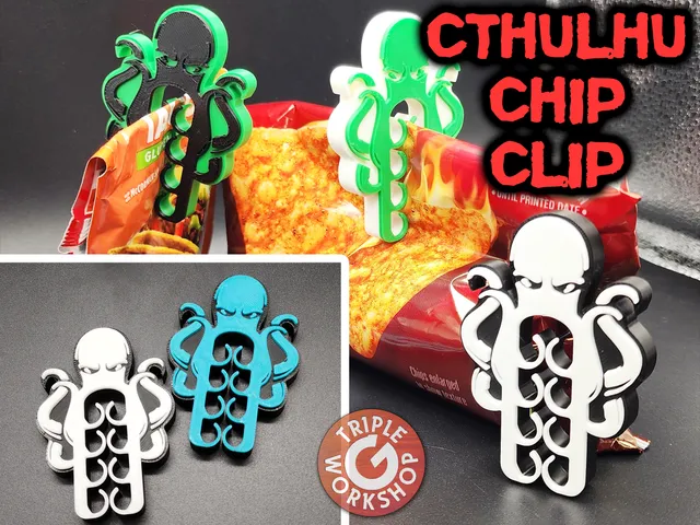 Cthulhu Chip Clip