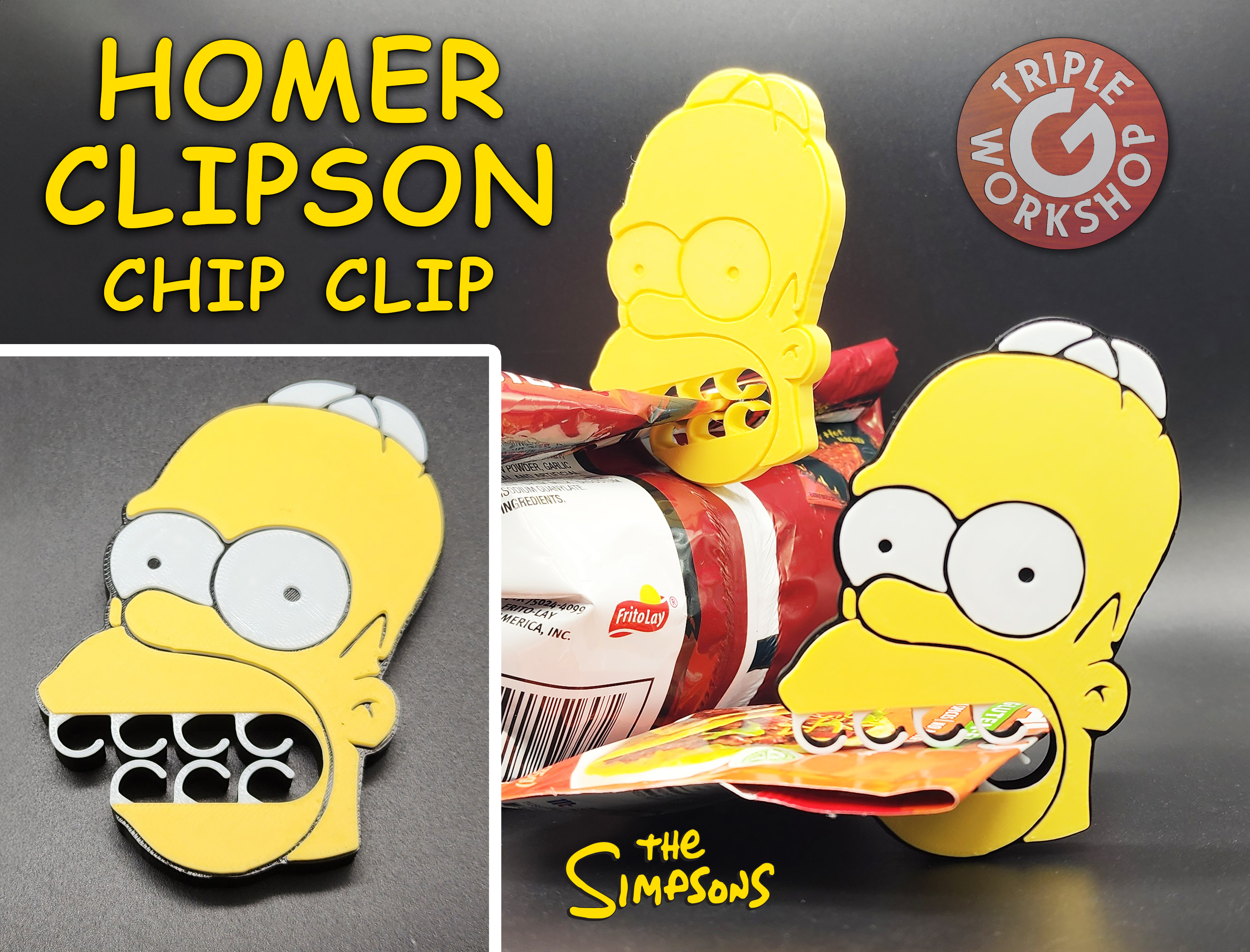 Homer Clipson Chip Clip
