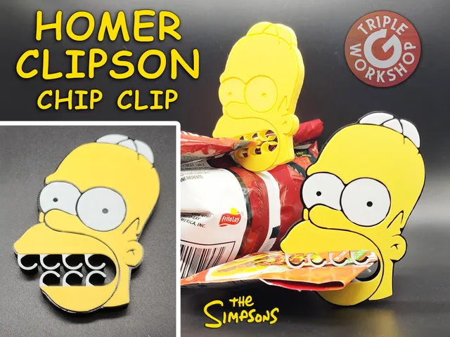 Homer Clipson Chip Clip