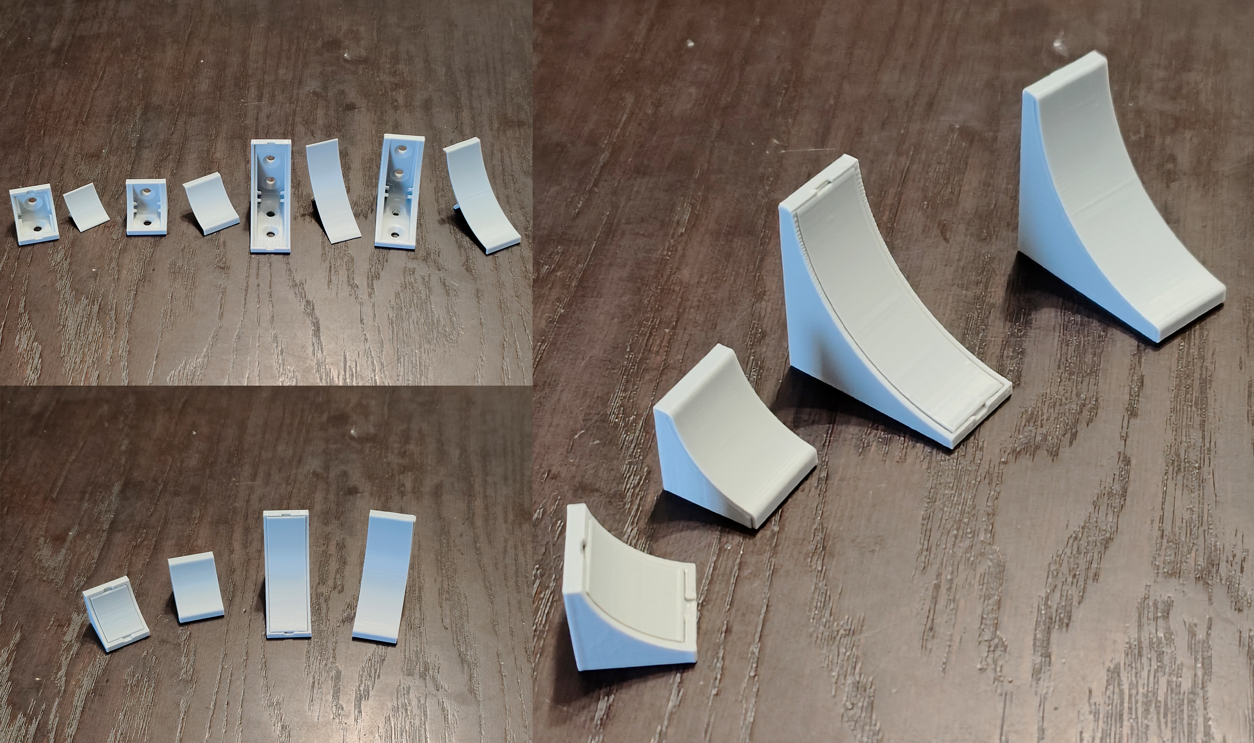 Corner brackets with covers