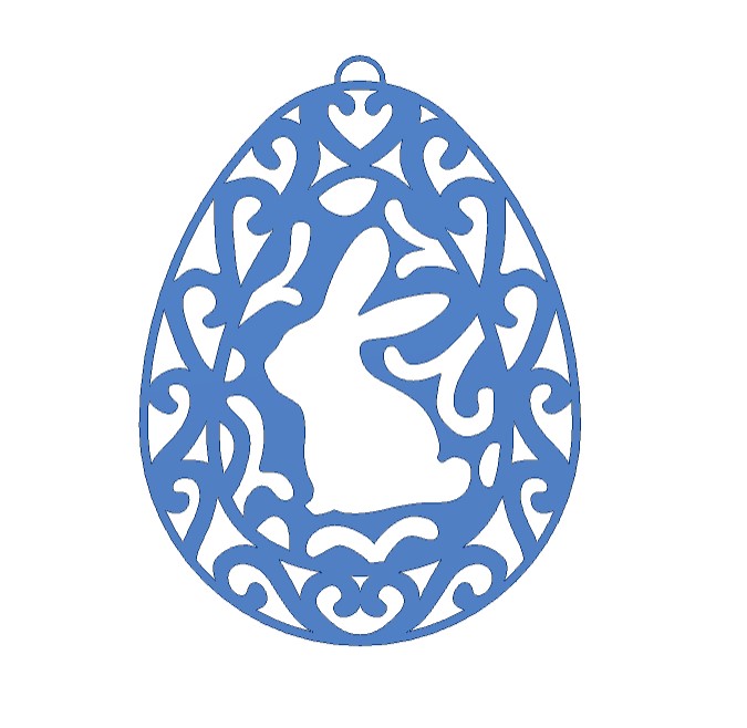Osterhase im Ei