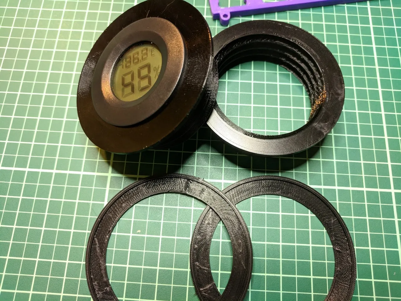 EEEkit Hygrometer (Humidity Sensor) Through Screw Mount for Dry Box by ...