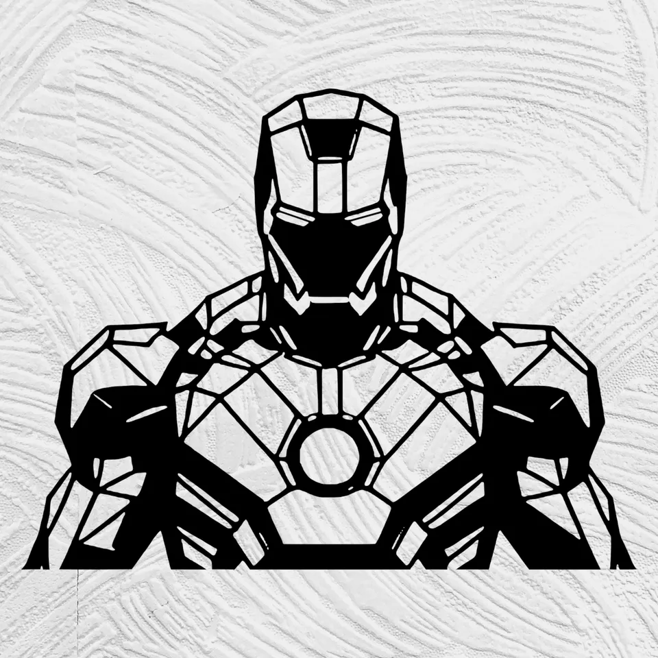 Iron Man Vector Blueprint