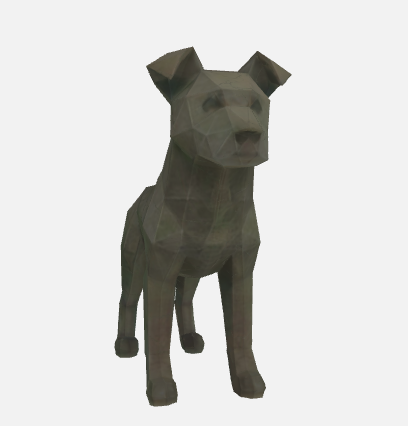 Low Poly Hund
