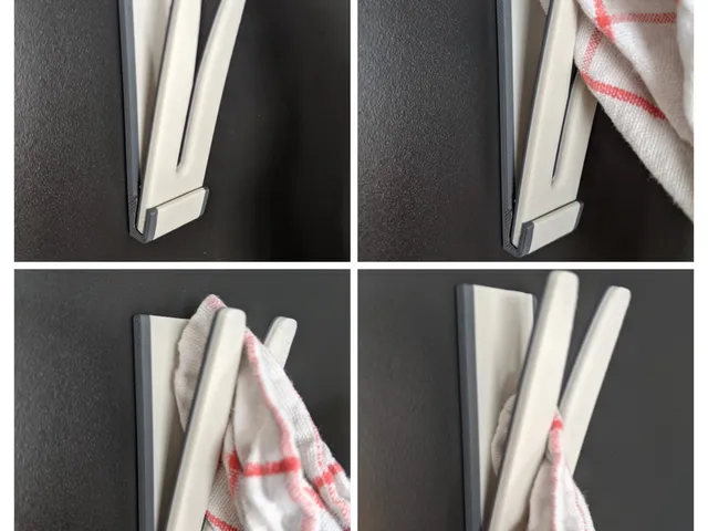 Towel and Clothing Hook / Hanger Kit-Card (no glue needed)