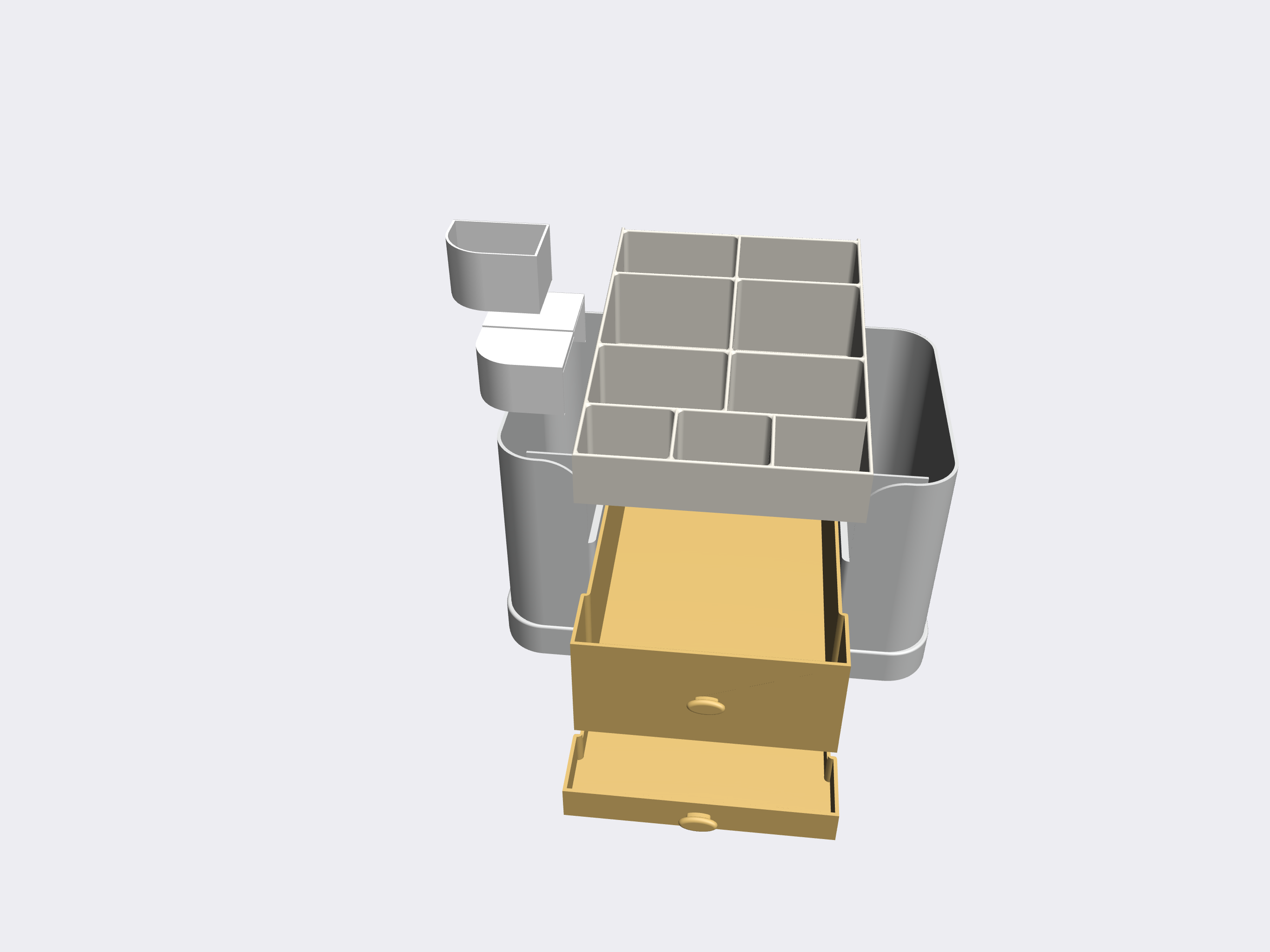 Miniatura 10 do modelo 3D Makeup Organizer