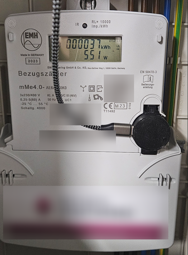 Power Meter mMe4 SML Adapter for bitShake SmartMeterReader