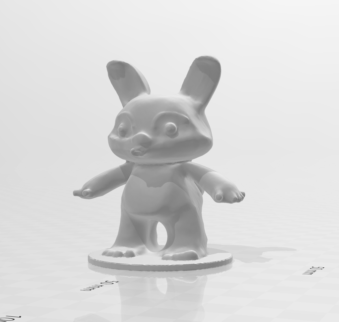 Easy to print Easter Bunny