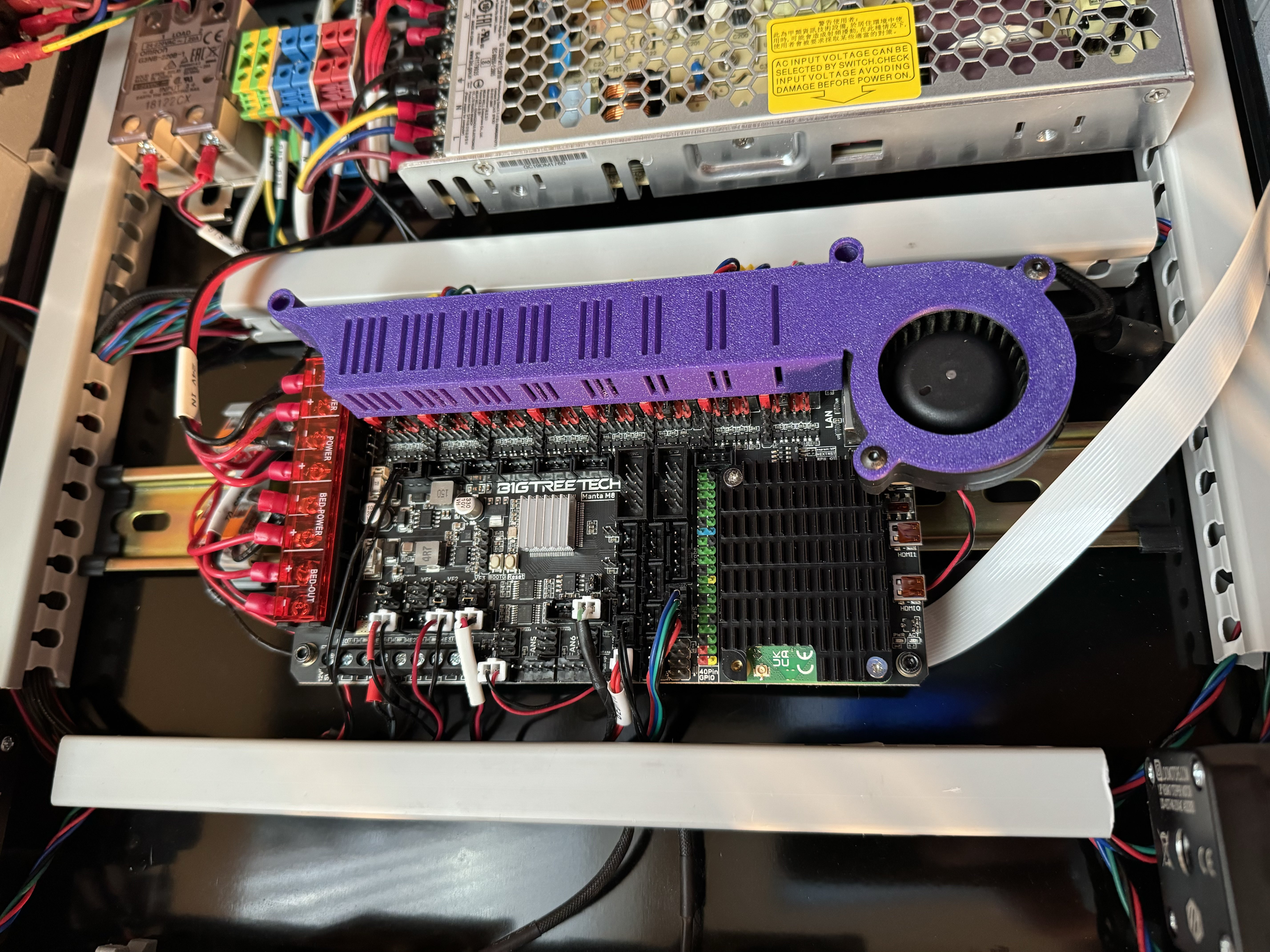 Super Cool BTT Manta M8P 5015 Fan Channel