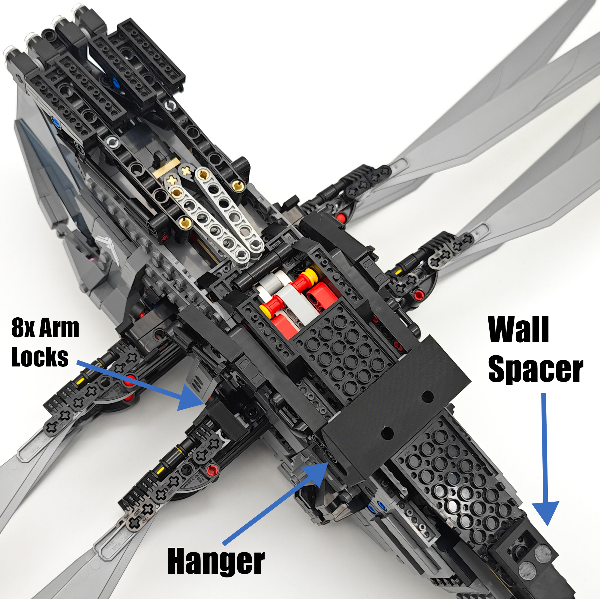 Wall Hanger for LEGO 10327 Dune Atreides Royal Ornithopter [last update ...