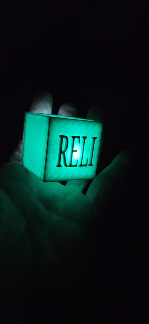 glowing cube