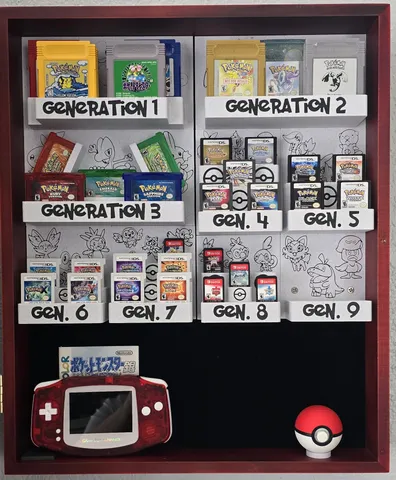 Pokemon Main Line Display Case