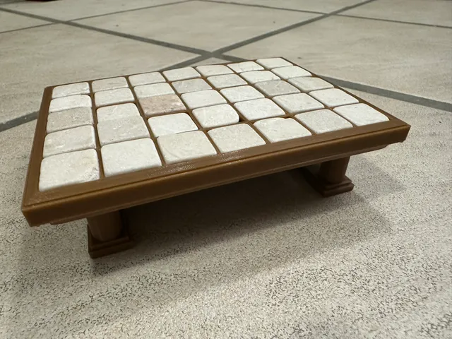 Mini - Fliesentisch / tile table