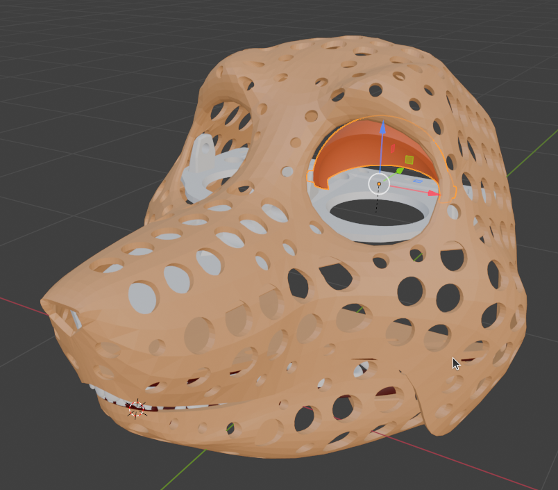Puppet Fox head modified