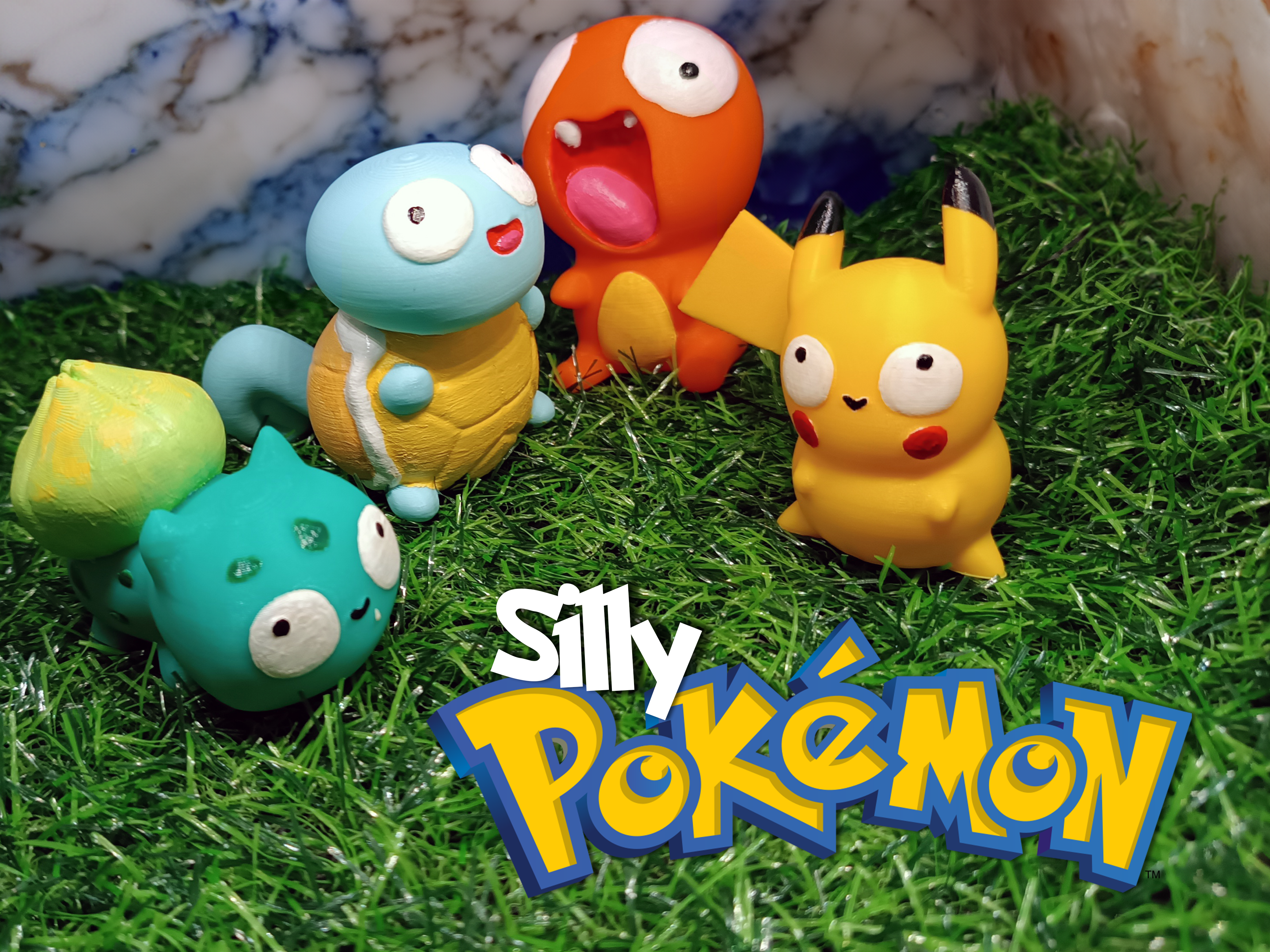 Silly Pokémon Set (4pcs)