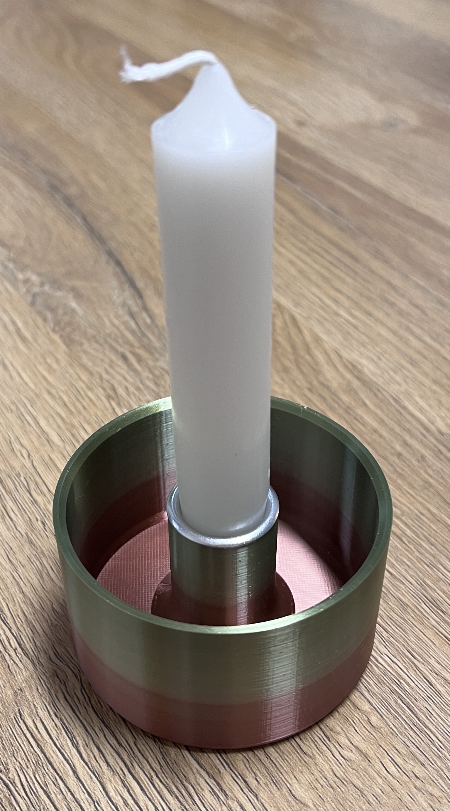 Kerzenständer mit Wasserbad